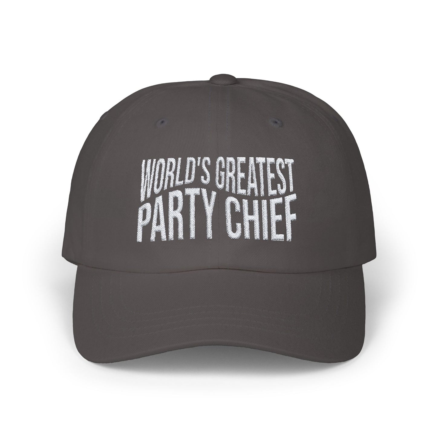 Cap with Fun Party Chief Quote