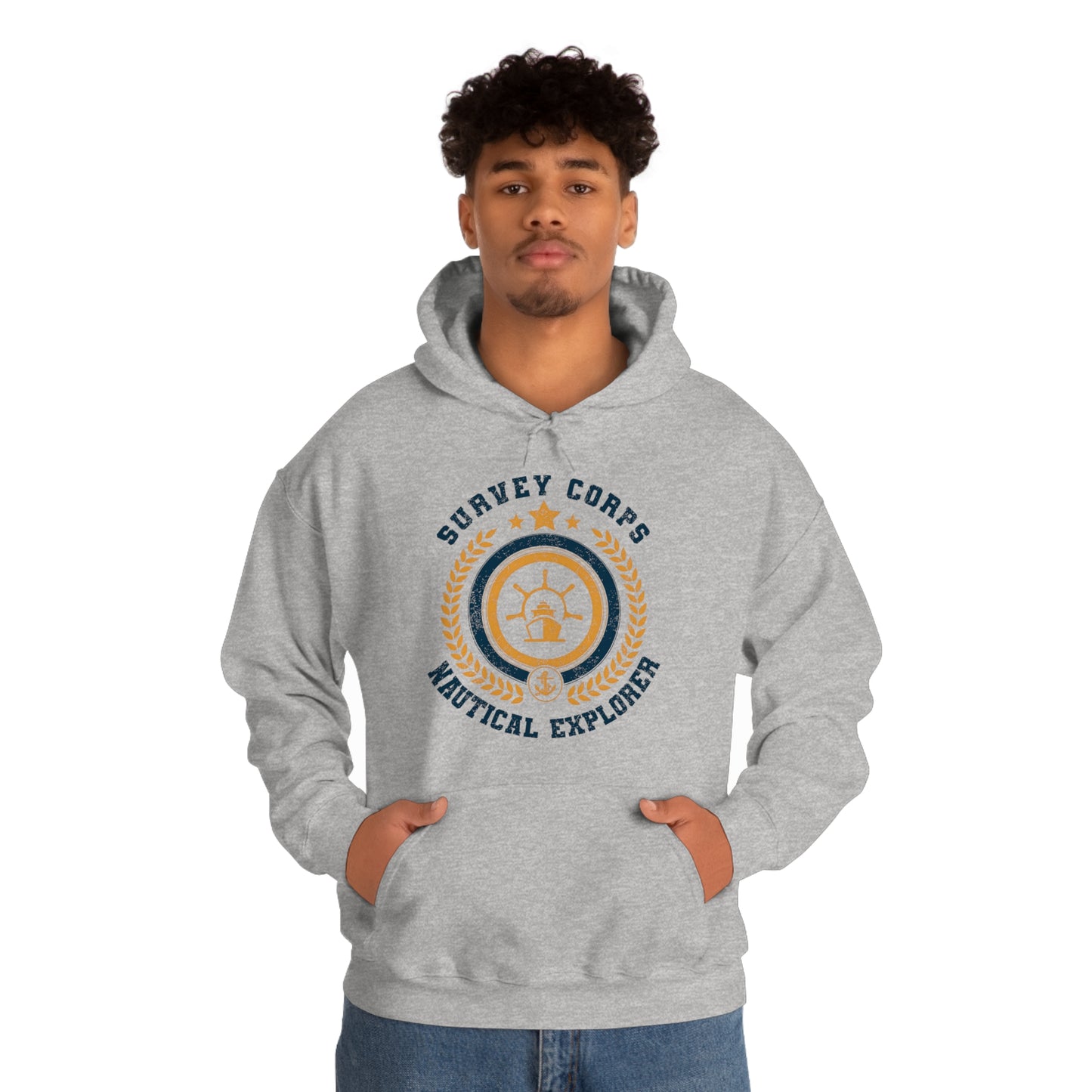 Nautical Explorer Unisex Hooded Sweatshirt